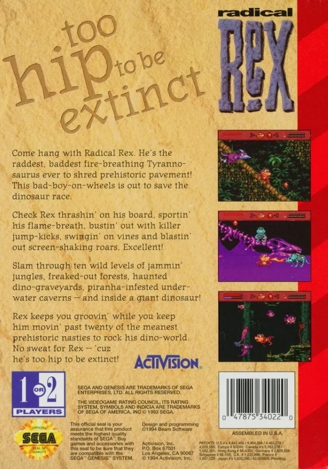 Radical Rex box back