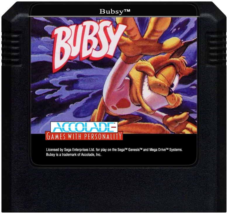 Bubsy in: Claws Encounters of the Furred Kind cart