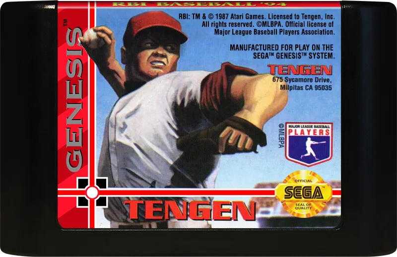 R.B.I. Baseball '94 cart