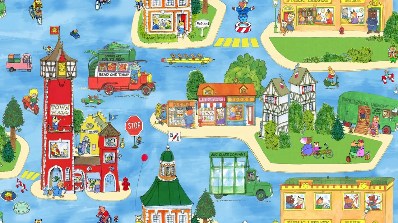 Backdrop artwork for Richard Scarry's Busytown