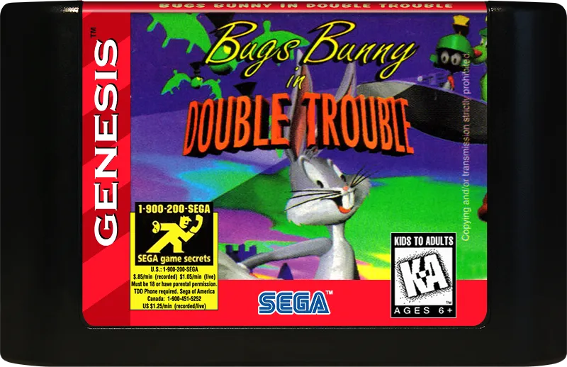 Bugs Bunny in Double Trouble cart