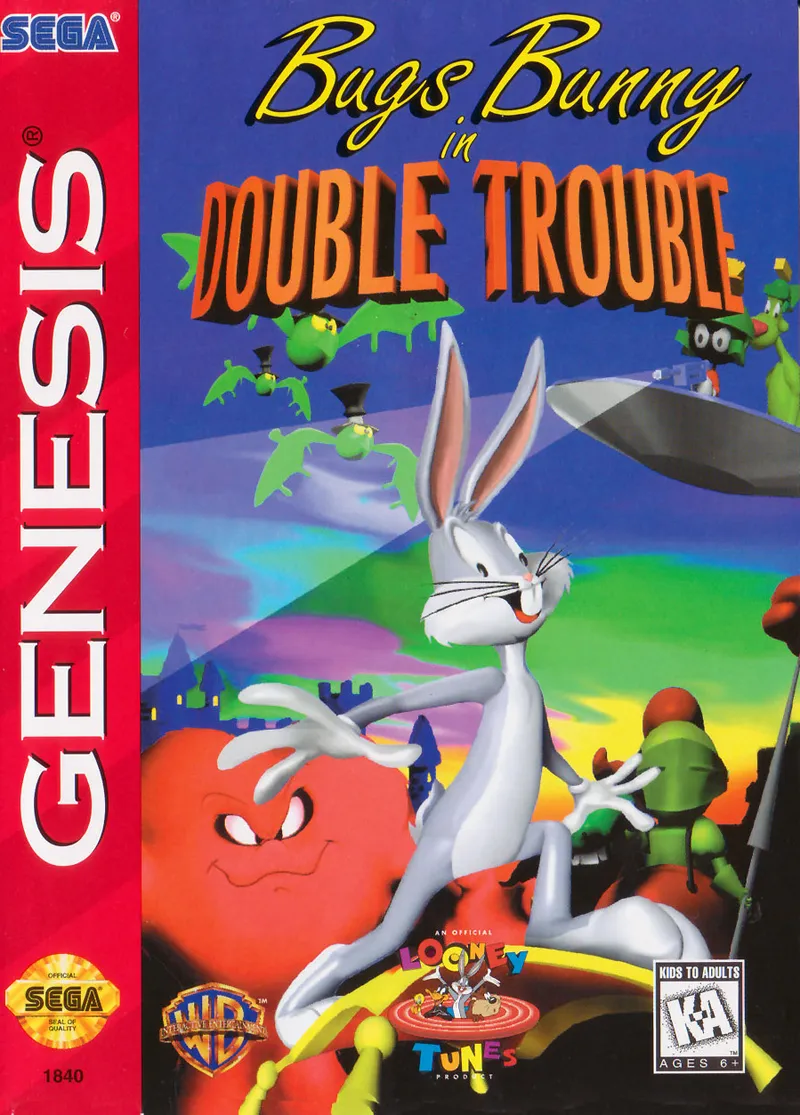 Bugs Bunny in Double Trouble box art