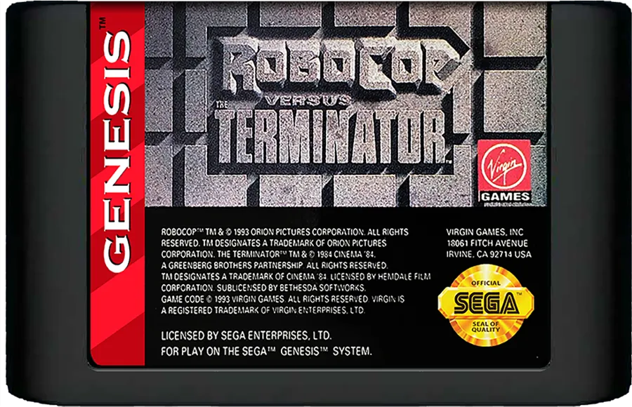 RoboCop versus The Terminator cart
