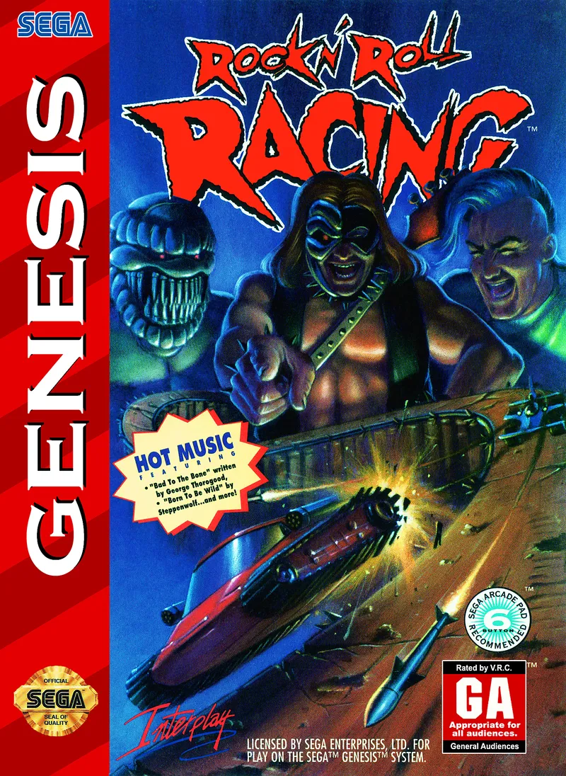 Rock N' Roll Racing box art
