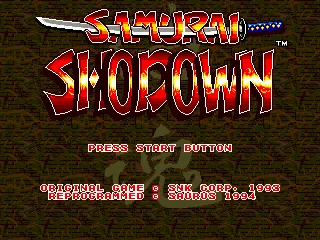Samurai Shodown screenshot