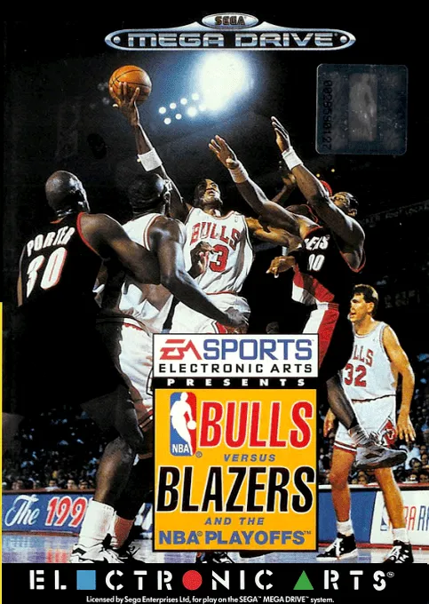 Bulls Versus Blazers and the NBA Playoffs box art