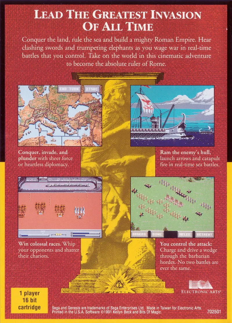 Centurion: Defender of Rome box back