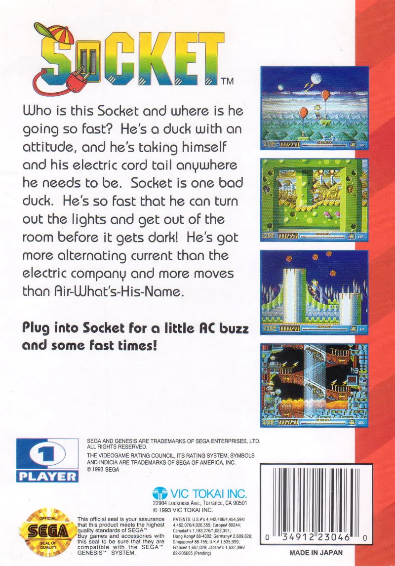Socket box back
