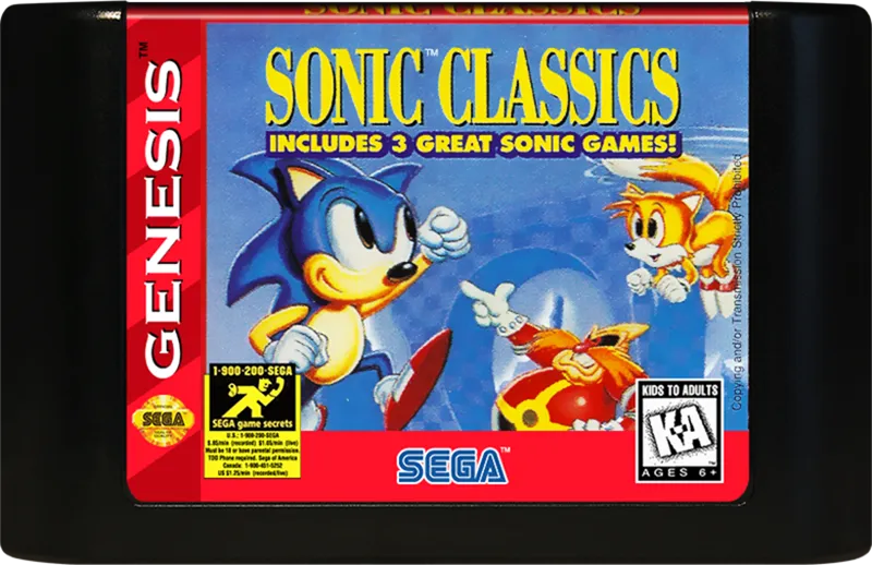 Sonic Classics cart