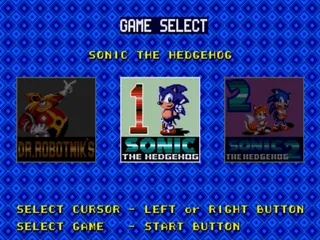 Sonic Classics screenshot