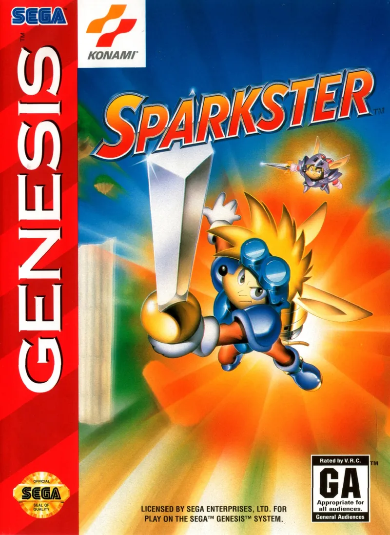Sparkster box art