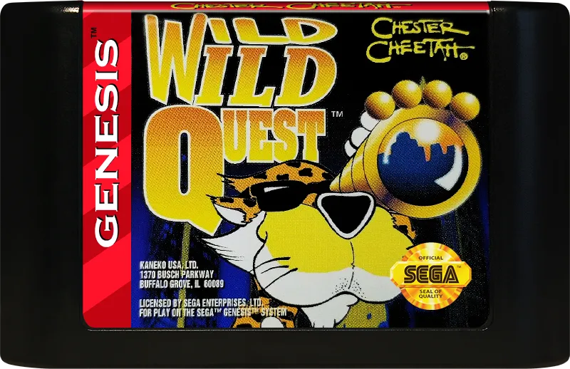 Chester Cheetah: Wild Wild Quest cart