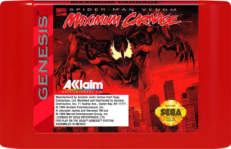 Spider-Man & Venom: Maximum Carnage cart