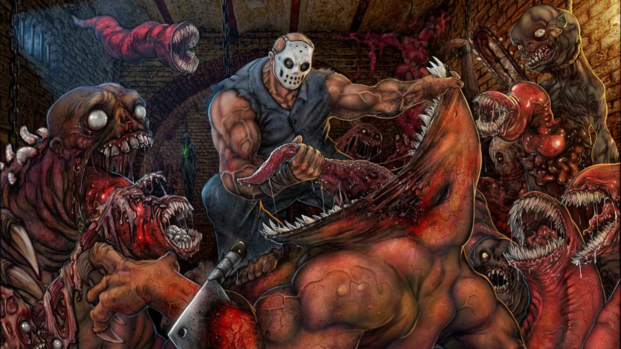 Backdrop artwork for Splatterhouse 3