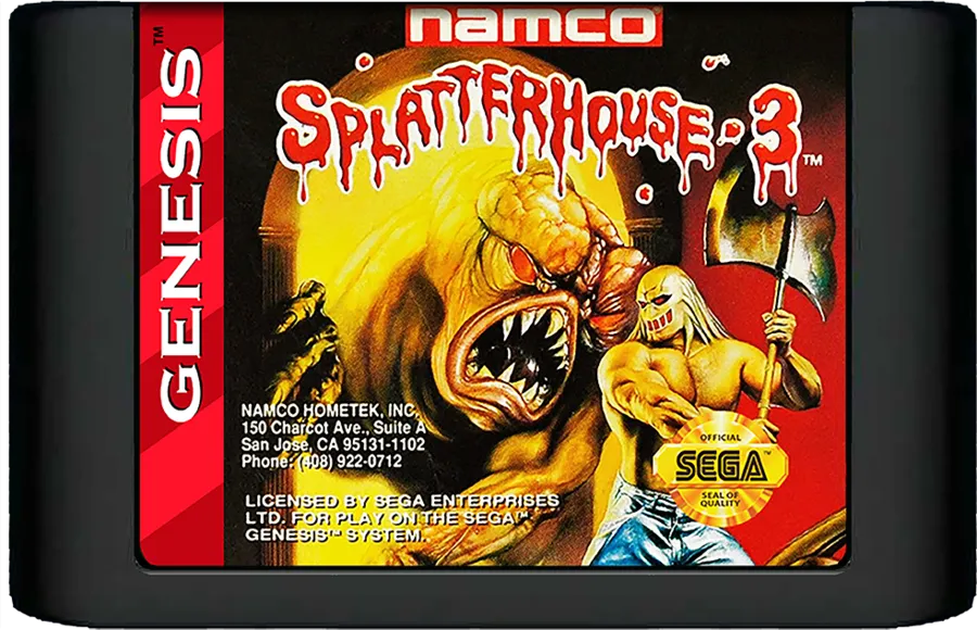 Splatterhouse 3 cart