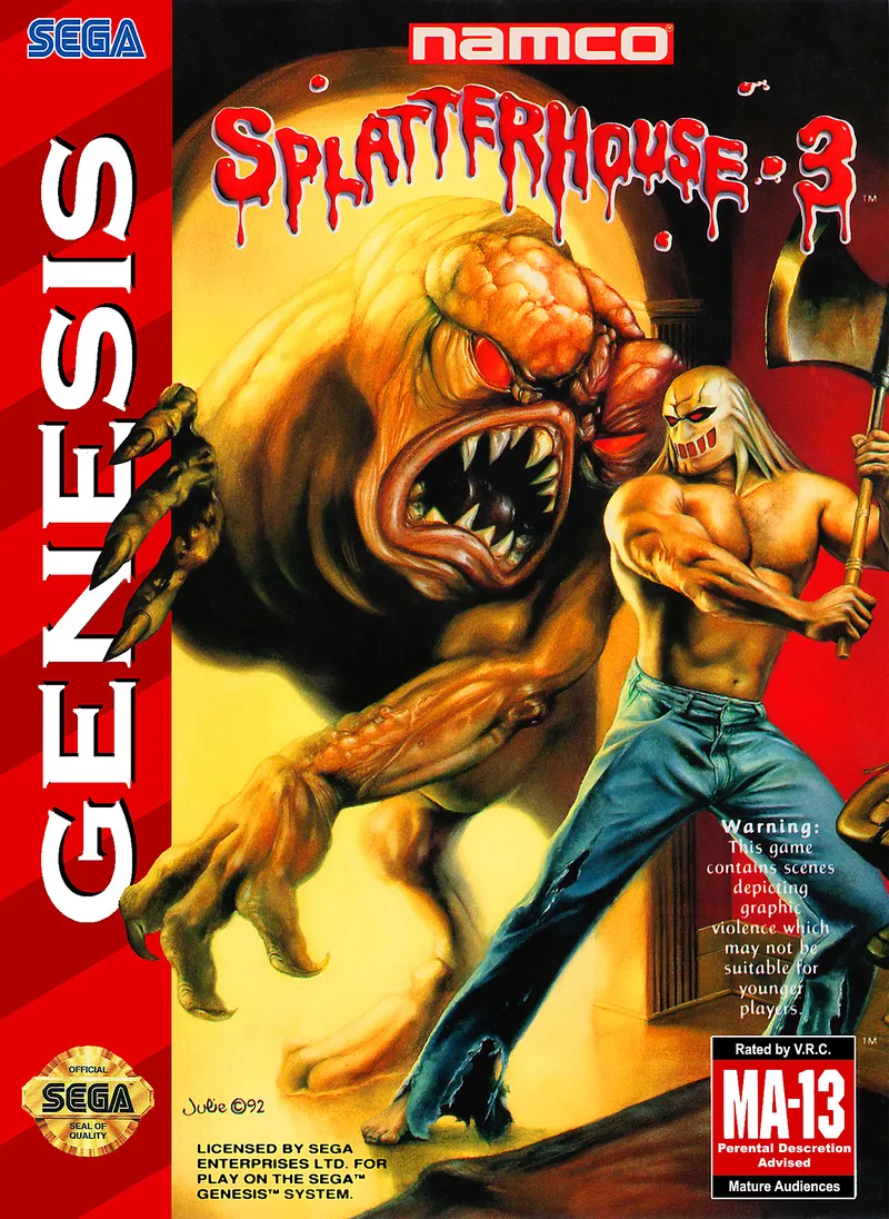 Splatterhouse 3 box art