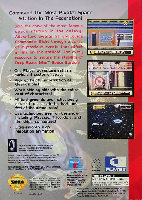 Star Trek: Deep Space Nine - Crossroads of Time box back