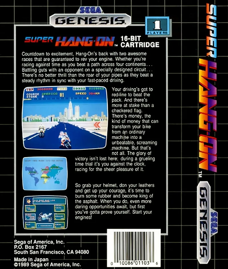 Super Hang-On box back