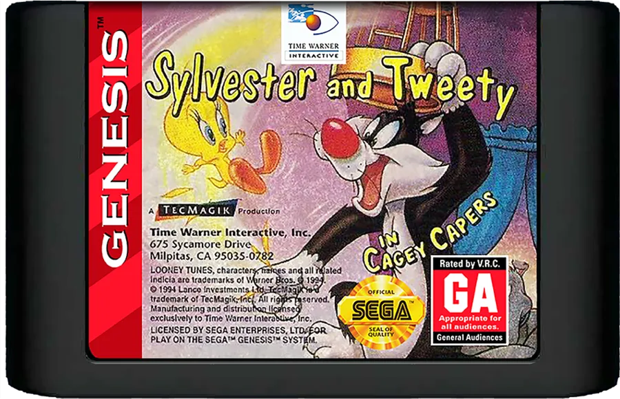 Sylvester And Tweety in Cagey Capers cart
