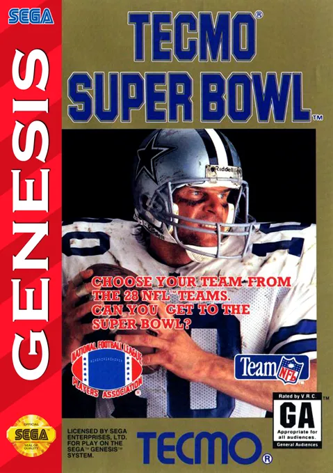 Tecmo Super Bowl box art