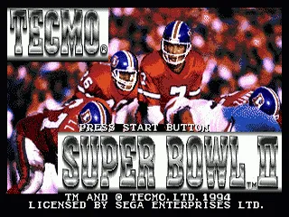 Tecmo Super Bowl II: Special Edition screenshot