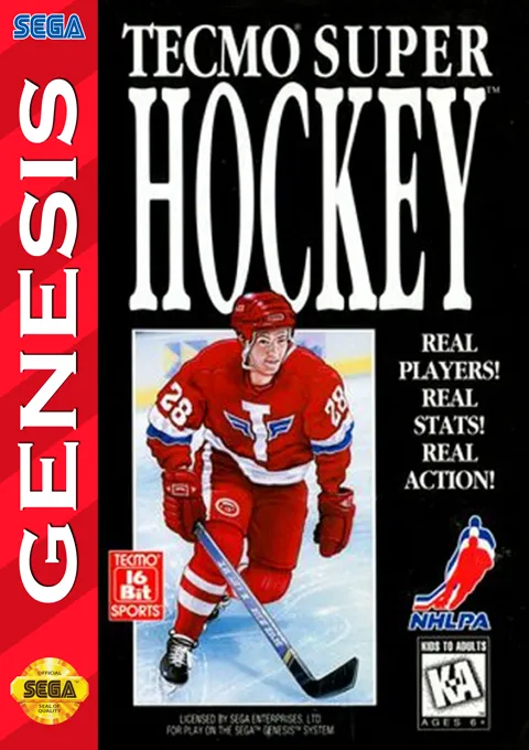 Tecmo Super Hockey box art