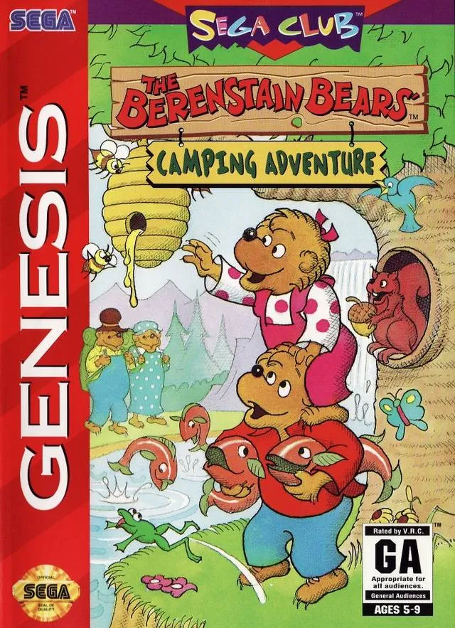 The Berenstain Bears: Camping Adventure box art