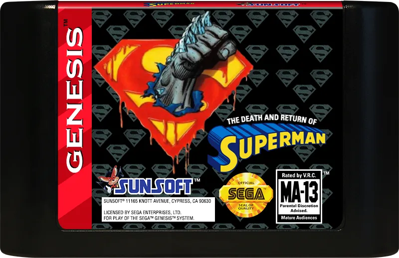 The Death and Return of Superman cart