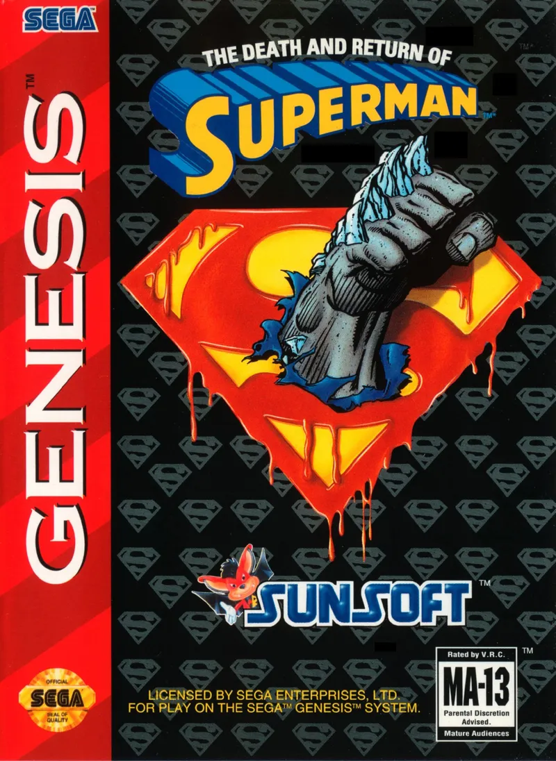 The Death and Return of Superman box art