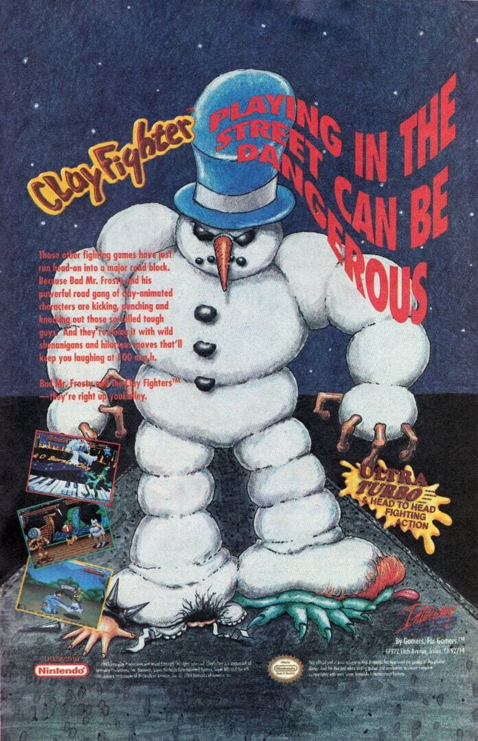 Backdrop artwork for ClayFighter
