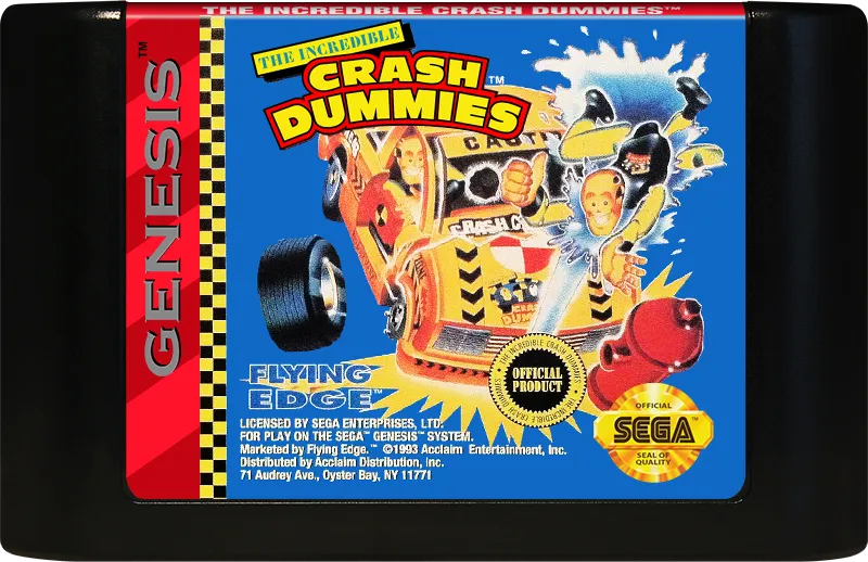 The Incredible Crash Dummies cart