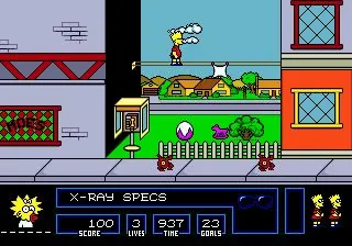 The Simpsons: Bart vs. the Space Mutants screenshot