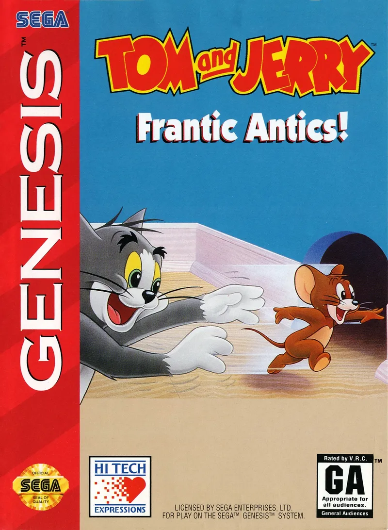 Tom and Jerry: Frantic Antics! box art