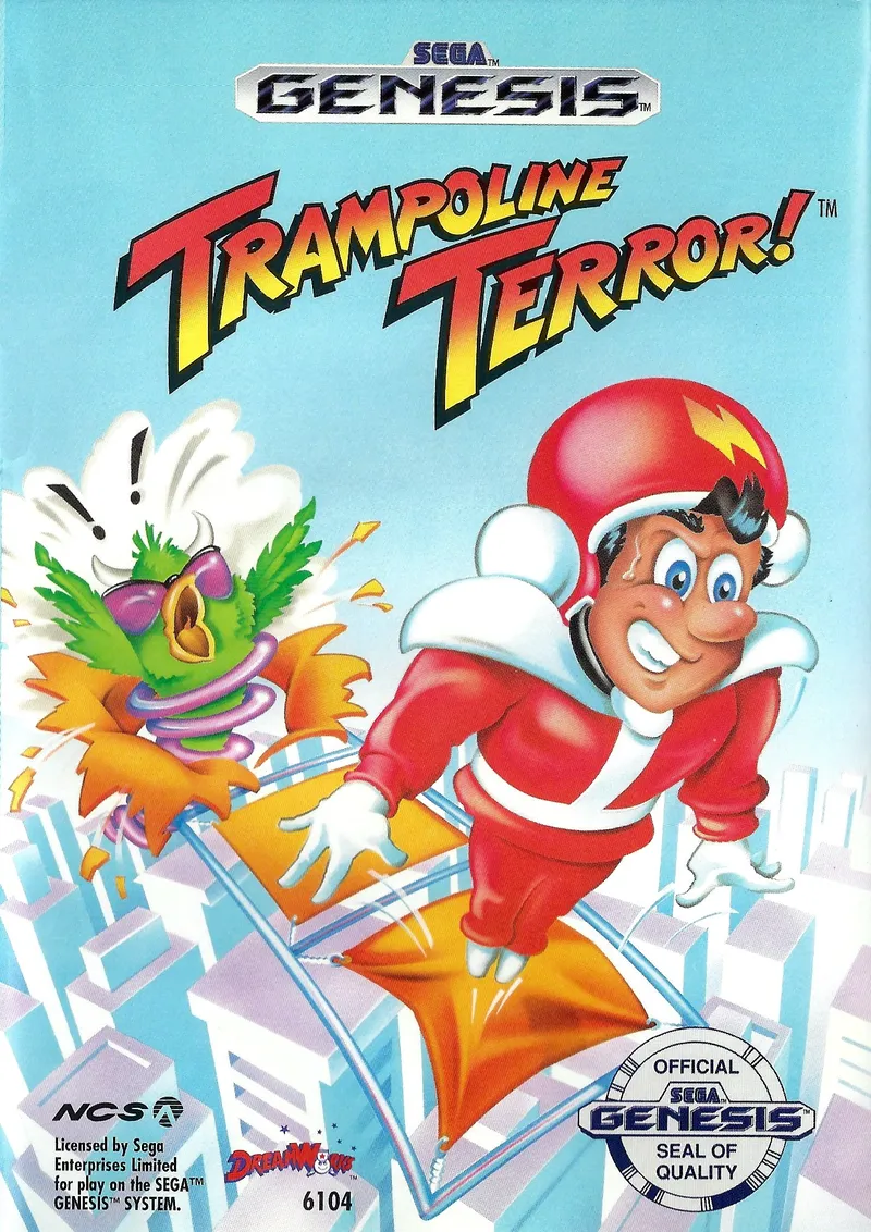 Trampoline Terror! box art