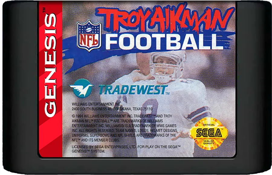 Troy Aikman NFL Football cart