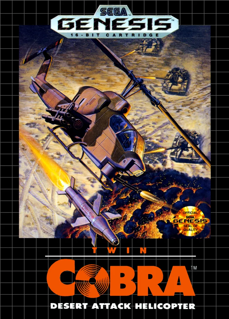 Twin Cobra: Desert Attack Helicopter box art