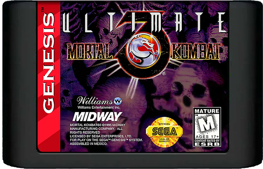 Ultimate Mortal Kombat 3 cart