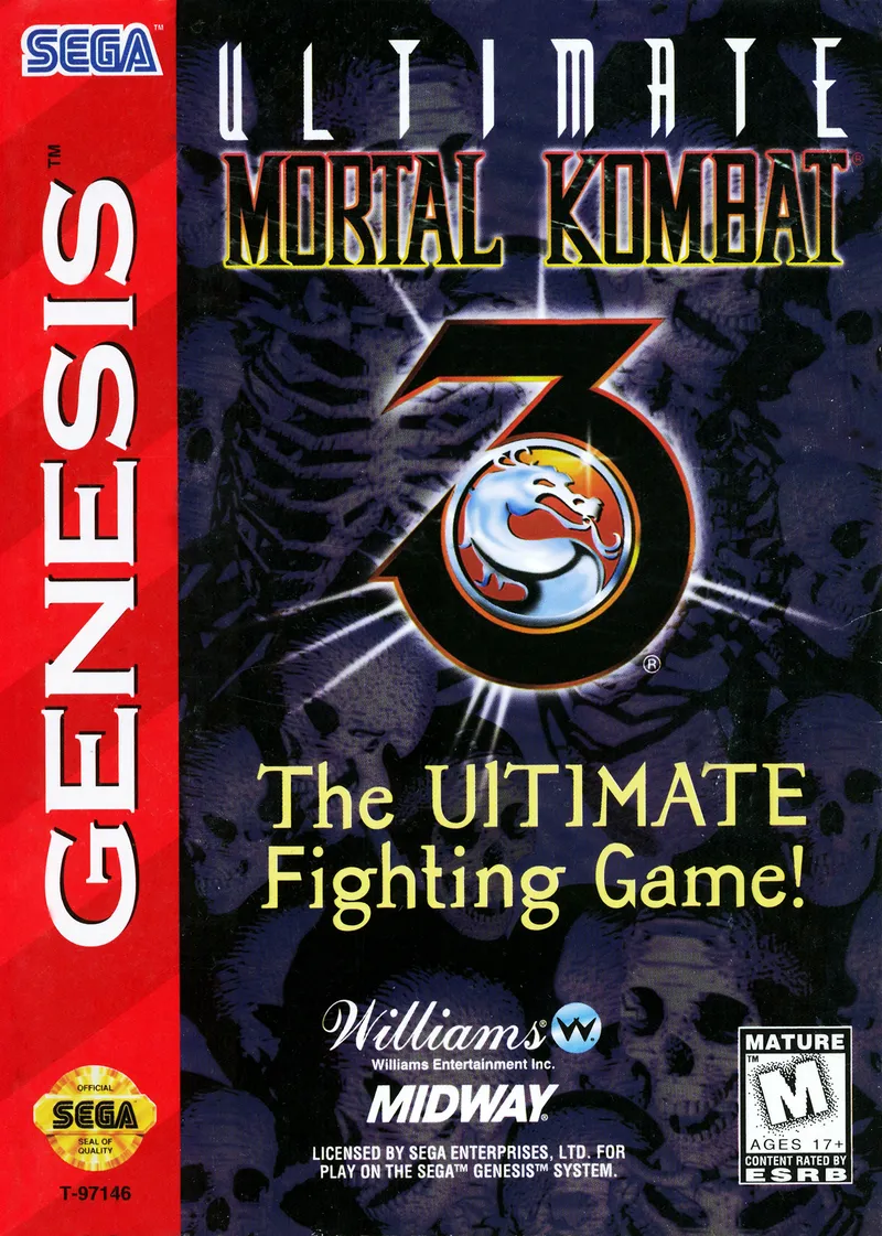 Ultimate Mortal Kombat 3 box art