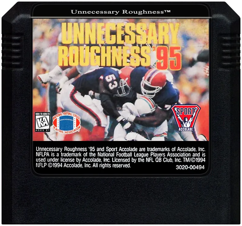 Unnecessary Roughness '95 cart
