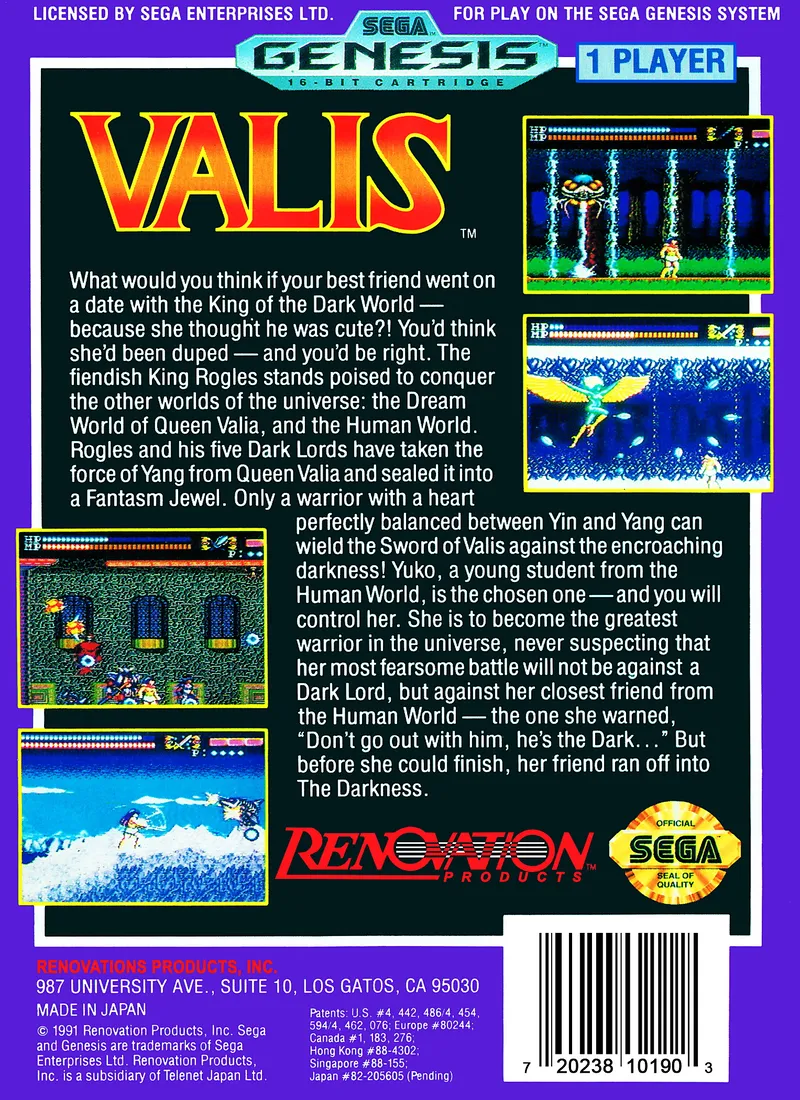 Valis box back