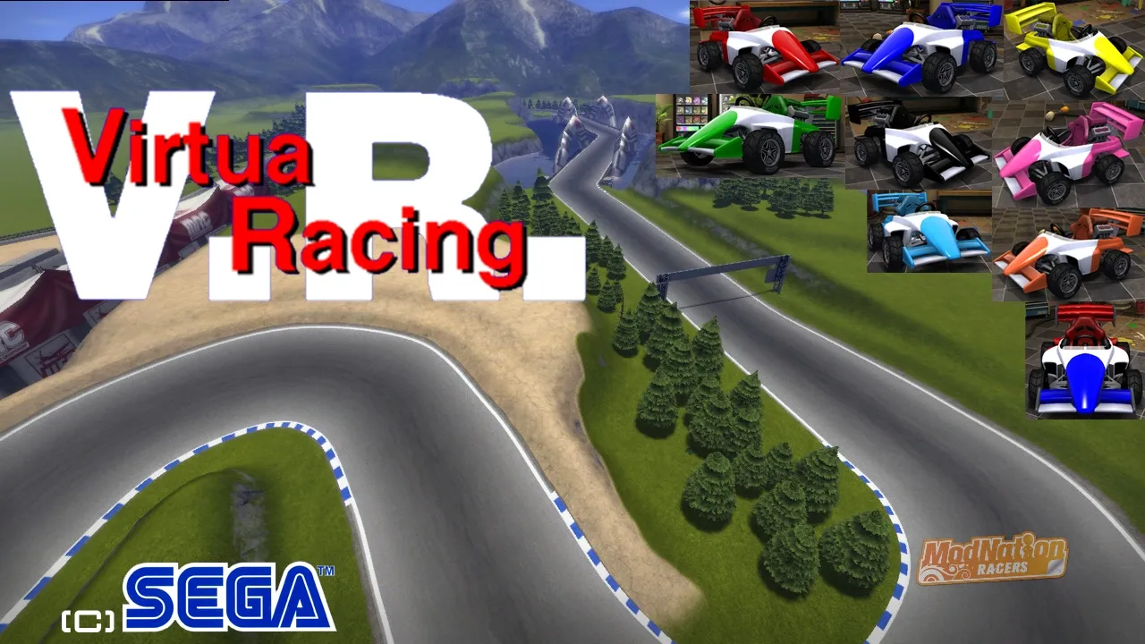 Backdrop artwork for Virtua Racing