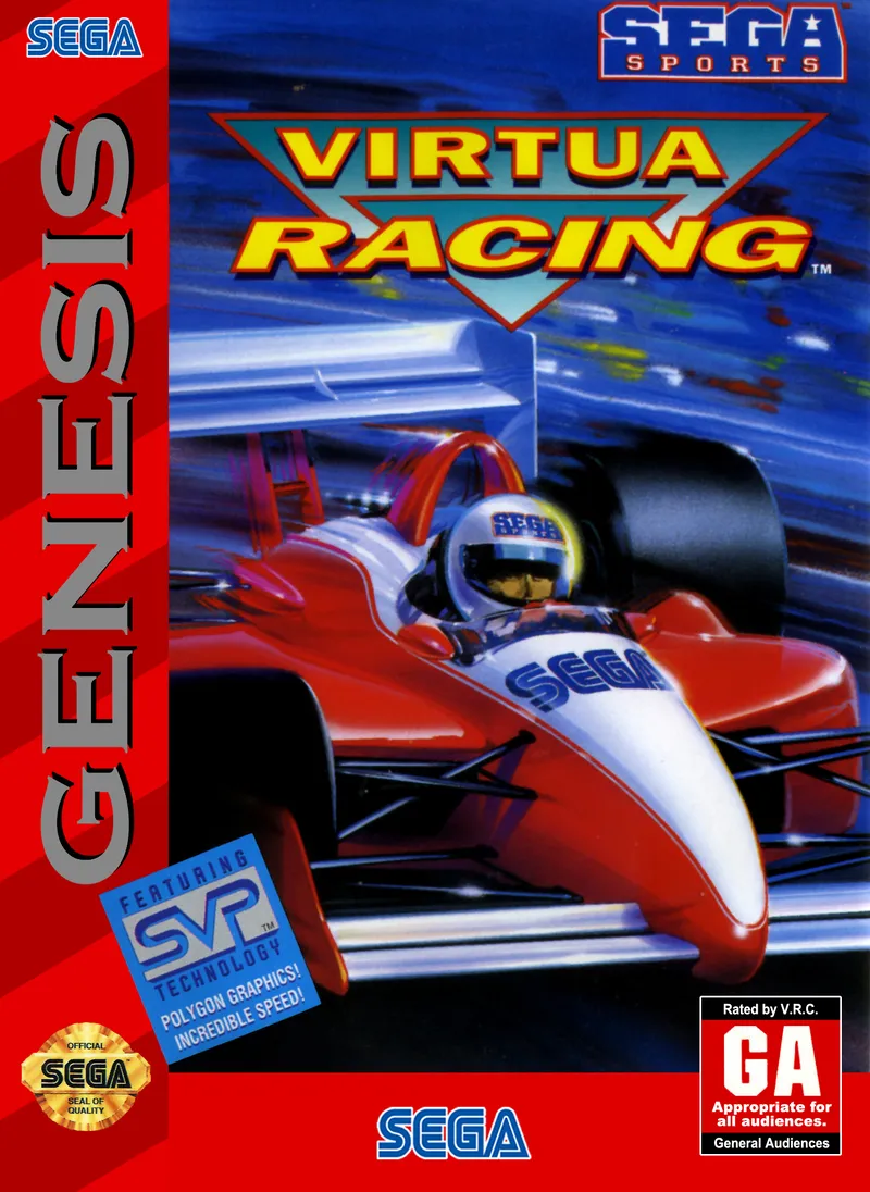 Virtua Racing box art