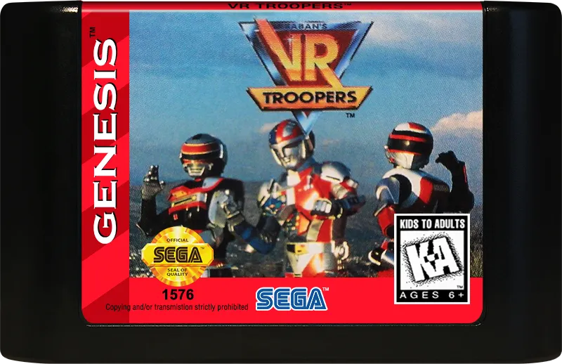 VR Troopers cart
