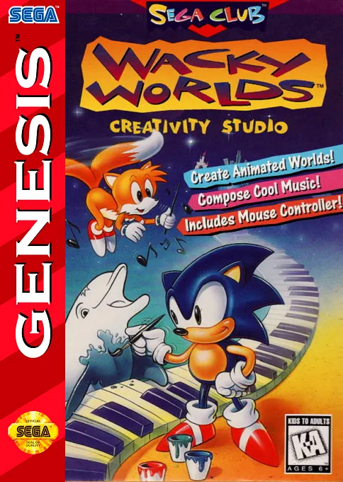 Wacky Worlds Creativity Studio box art