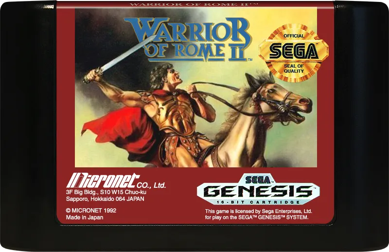 Warrior of Rome II cart