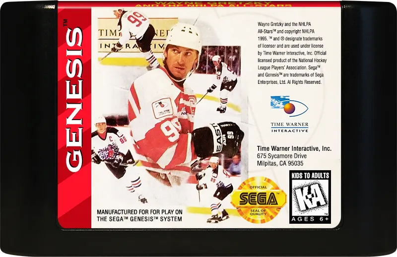 Wayne Gretzky and the NHLPA All-Stars cart
