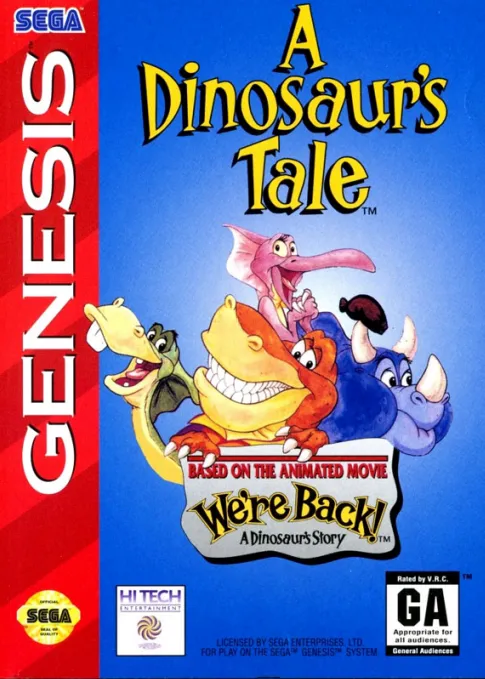 A Dinosaur's Tale box art