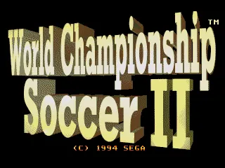 World Championship Soccer II screenshot