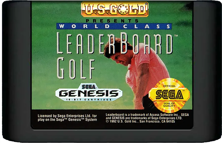 World Class Leaderboard Golf cart