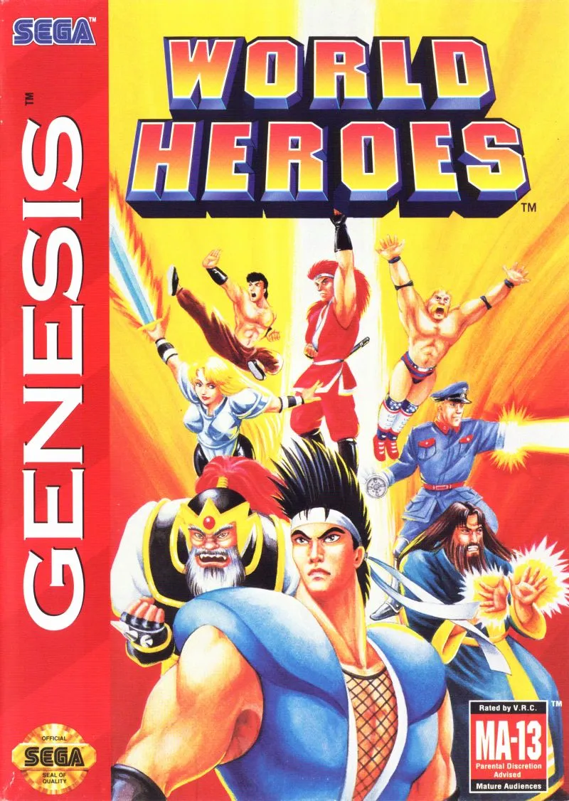 World Heroes box art